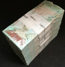 VENEZUELA 1000 X 2 BOLIVARES 2018 UNC Brick 1000 PCS Total