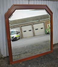 Antique, Mahogany, Bevel edged Mirror, Large