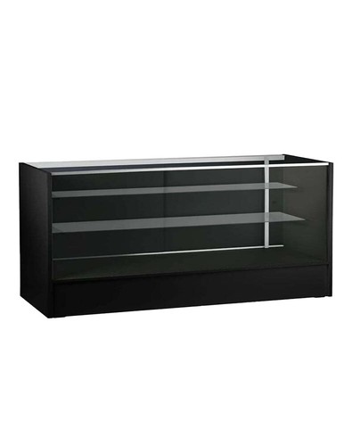 Retail wood glass counters - glass,