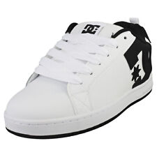 DC Shoes Court Graffik Mens Skate Trainers in White Black