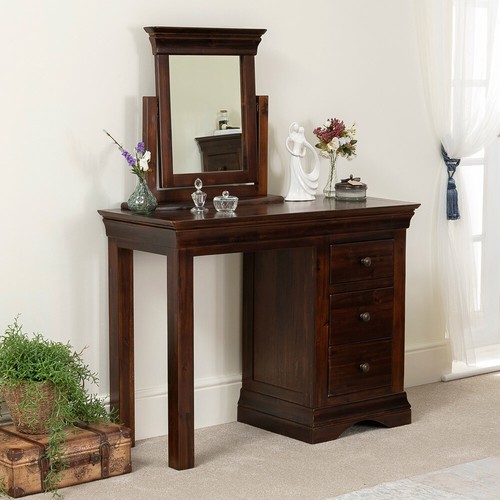 Dressing table mirror set - table, &