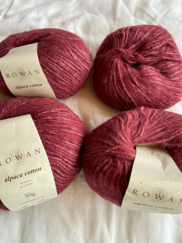 Rowan alpaca cotton aran yarn - rowan,