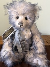 Charlie Bears Lazy Bones Retired Isabelle Bear Mohiar Linited Edition with Tags 