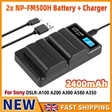 2x 7.2V NP-FM500H Battery
