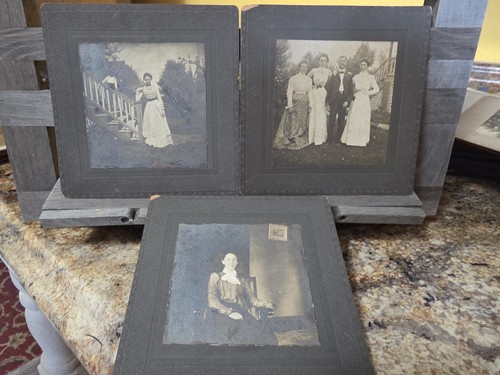 Antique photo lot edwardian - lot, 3