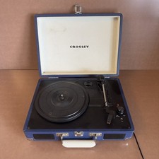 Crosley suitcase record player - suitcase,