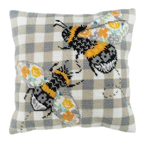Bees half stitch tapestry - bees,