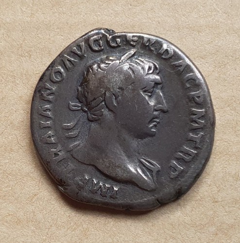 Trajan silver denarius - trajan,