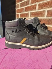 Very Comfortable Mens Fila black Boots 10.5 spring walking rambling designer