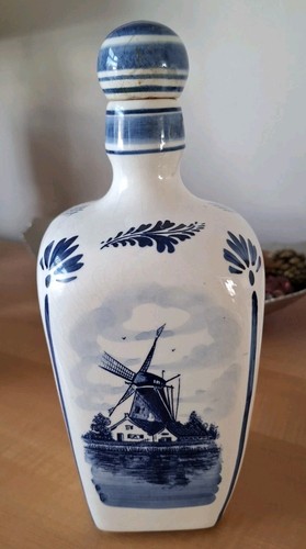Vintage delftware decanter - vintage,