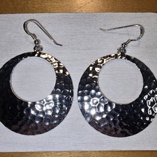 Sterling Silver 925 Hammered