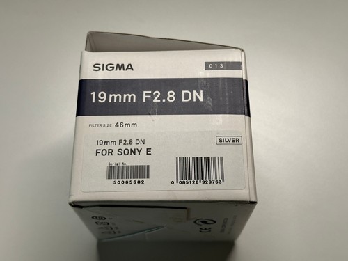Sigma 19mm art prime - f2.8,
