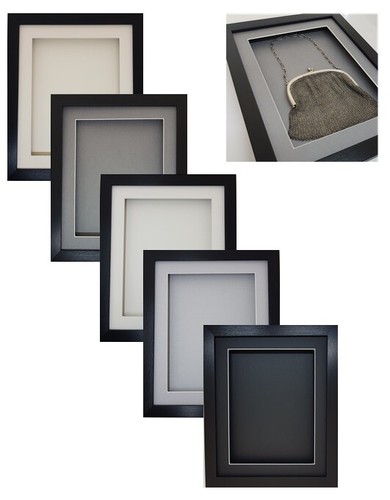 Black frame shadow box - 3d,