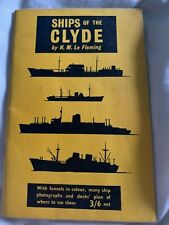 VINTAGE SHIPS OF THE CLYDE H M FLEMING BOOKLET BOATS