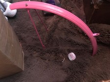 Pashley Poppy Ladies Bike front mud guard  pink excellent condition