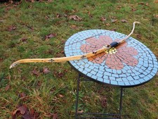 60" Yew Recurve Bow RH Shooter 44-47lb@27/28