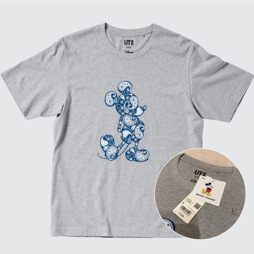 With tag uniqlo mickey stands - with,