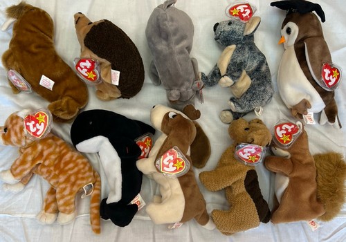 Beanie babies x10 job lot - ty,