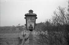 Wisbech St. Mary Station Lamp 3.1.59 35mm Railway Negative RN526