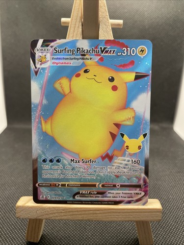 Surfing pikachu vmax 009 025 - pikachu, 009/025
