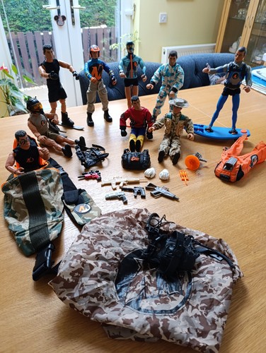Action man job lot - man, (9