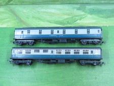 2 x Triang Hornby mk 1 coaches R924 2510 Sleeper & R923 1805 buffet