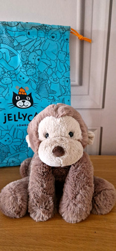 Jellycat medium smudge monkey - jellycat,