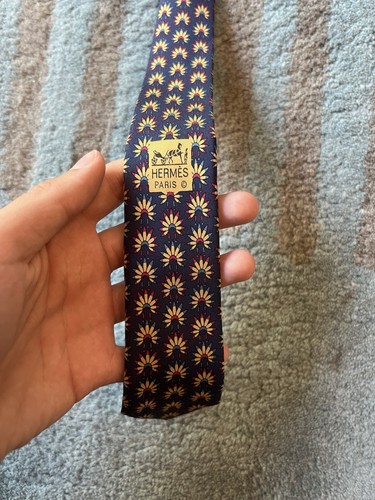 Hermès paris silk tie - paris,