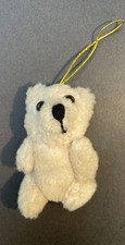 Tiny White articulated joints Tedd Bear