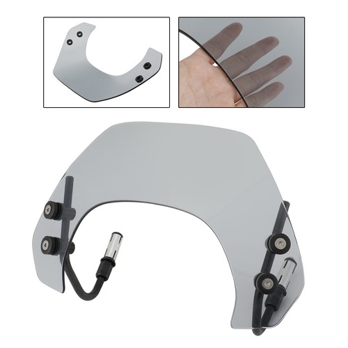 Short motorcycle windshield - short,
