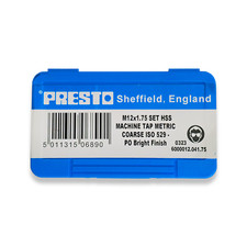 Presto M12 TAPS DIE M12 x 1.75