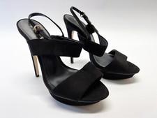 LIPSY GRACE 2 Strap Heel Black Womens Shoes - Size UK 7 - Unboxed - RRP = £75.00