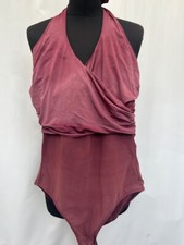 Heidi Klein Maroon Halter Neck