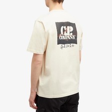 C.P. Company logo-print