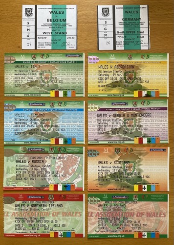 Wales home tickets 1990 - wales, to