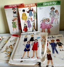 Bundle Of Vintage Children's Sewing Patterns