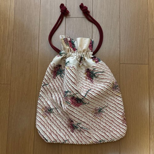 Japanese drawstring bag - japanese,
