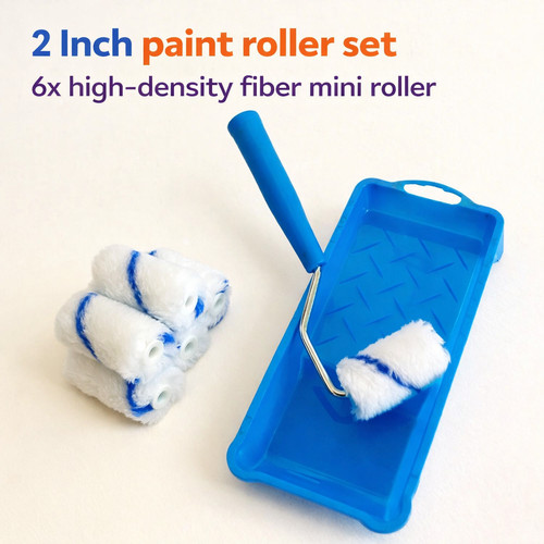 8pcs inch paint - paint, roller