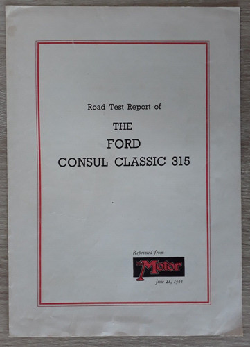 Ford consul classic - consul,