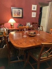 Furniture yew veneer - furniture, extending