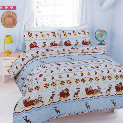 Double bed christmas santa - christmas,