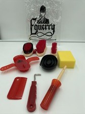 Equerry Horse & Pony Children's Red Grooming Kit. 
