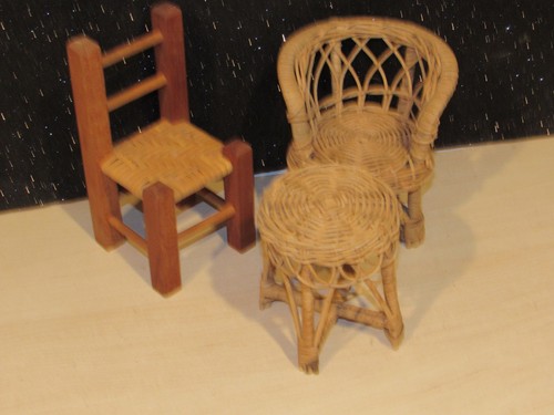 Vintage doll size - doll, 3-piece
