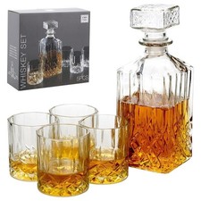 5pc Whiskey Decanter Set 900ml
