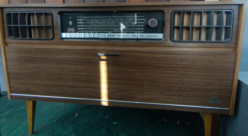 Grundig vintage radio console - vintage,