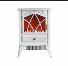 VonHaus Electric Stove Heater 1800W White