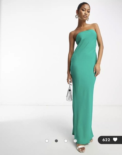 Bnwt asos green bandeau - asos,
