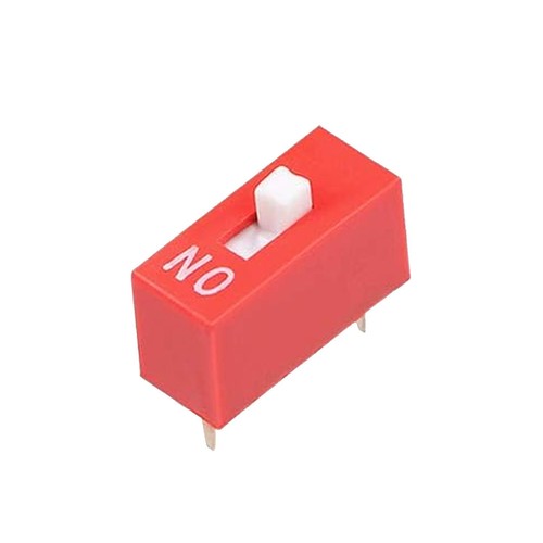 Red dip switch 1position - dip,
