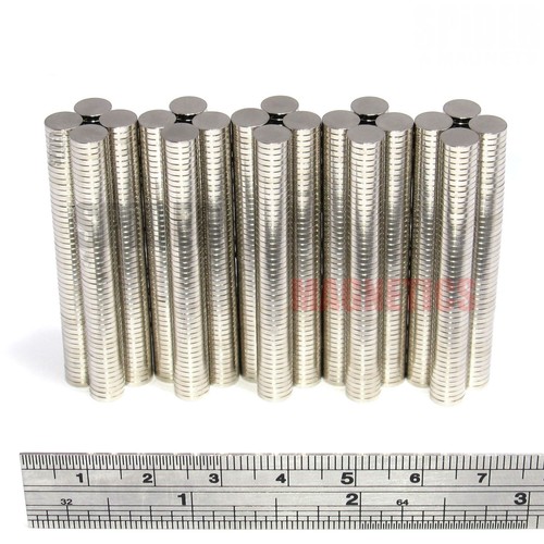 Strong thin magnets 6x1 - thin,