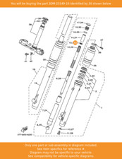 YAMAHA Washer, Spring Upper